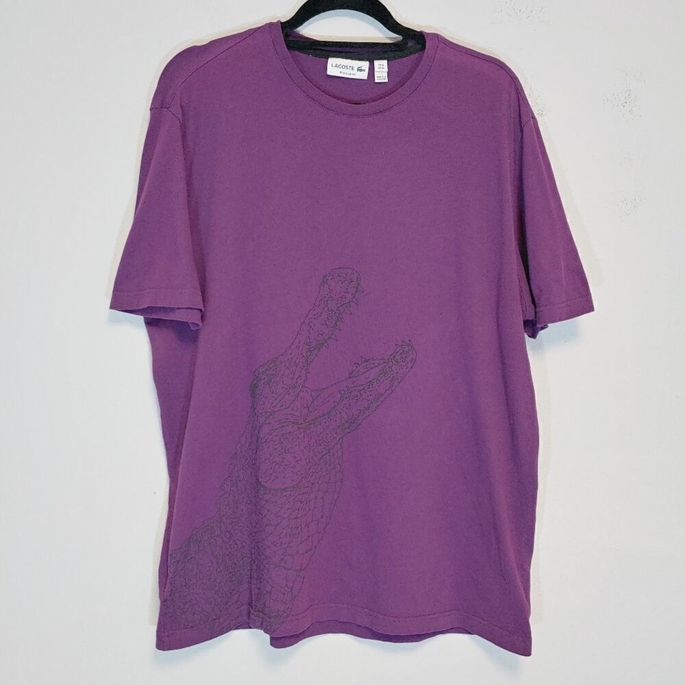 Lacoste Men's Short Sleeve Regular Fit T-Shirt Sz XL